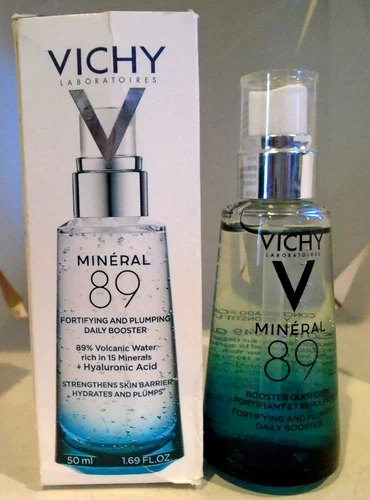 Vichy Mineral 89 Fortifying and Plumping Daily Booster 1.69oz 50ml Exp 5-2028