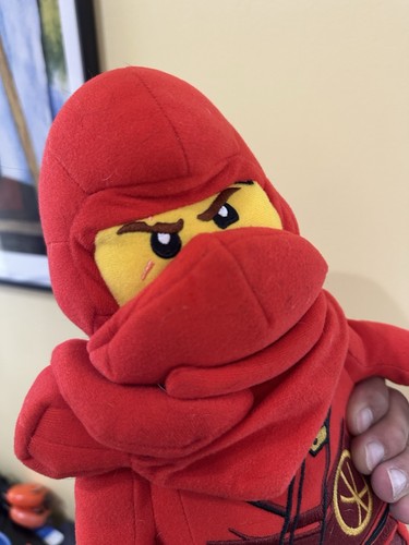 LEGO Ninjago Kai Plush Toy – 13” Red Ninja, With Tags - Picture 5 of 7