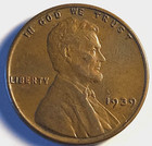  1939 Lincoln Wheat Penny DDO Error Doubled Die Obverse Copper Cent — photo 2