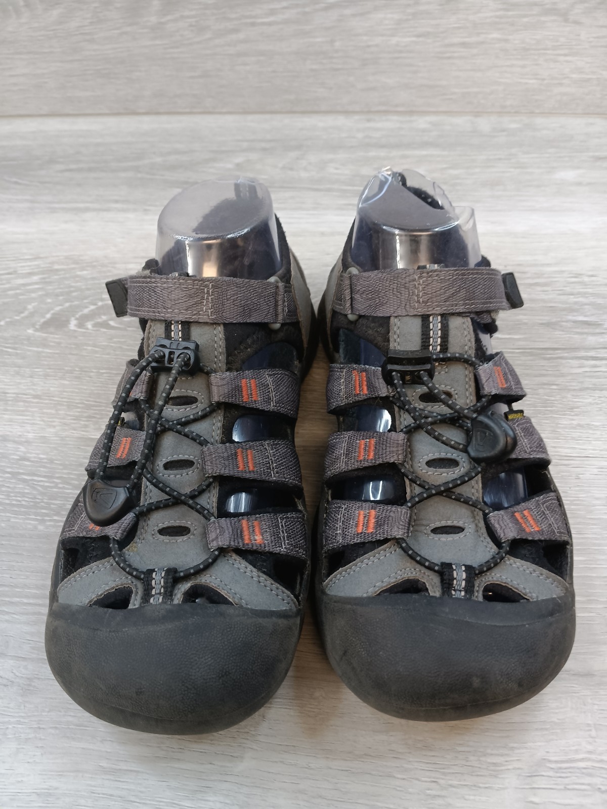 Keen Newport H2 Uomo 6 Grigio Tessuto Tomaia Slip On Impermeabile Escursionismo Saldal