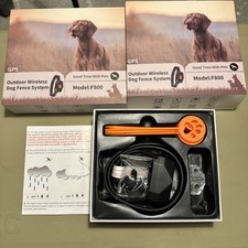 Outdoor GPS Wireless Dog Fence System F800 Brand New Never Used