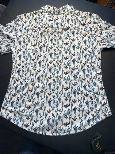 Camisa de playa Ball para hombre grande con estampado floral, suave elástico. Excelente - Imagen 8 de 9