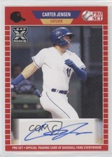 2021 Leaf Pro Set Baseball Blaster Auto Carter Jensen #PS-CJ1 Auto xb2