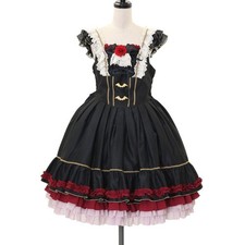 Preview of Metamorphose Temps de Fille Vanpi Collab Black JSK Lolita Dress