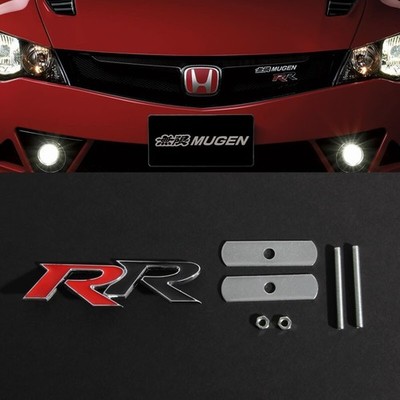 NEW JDM RR mugen GRILL BADGE Emblem Front Grill bolt on Badge