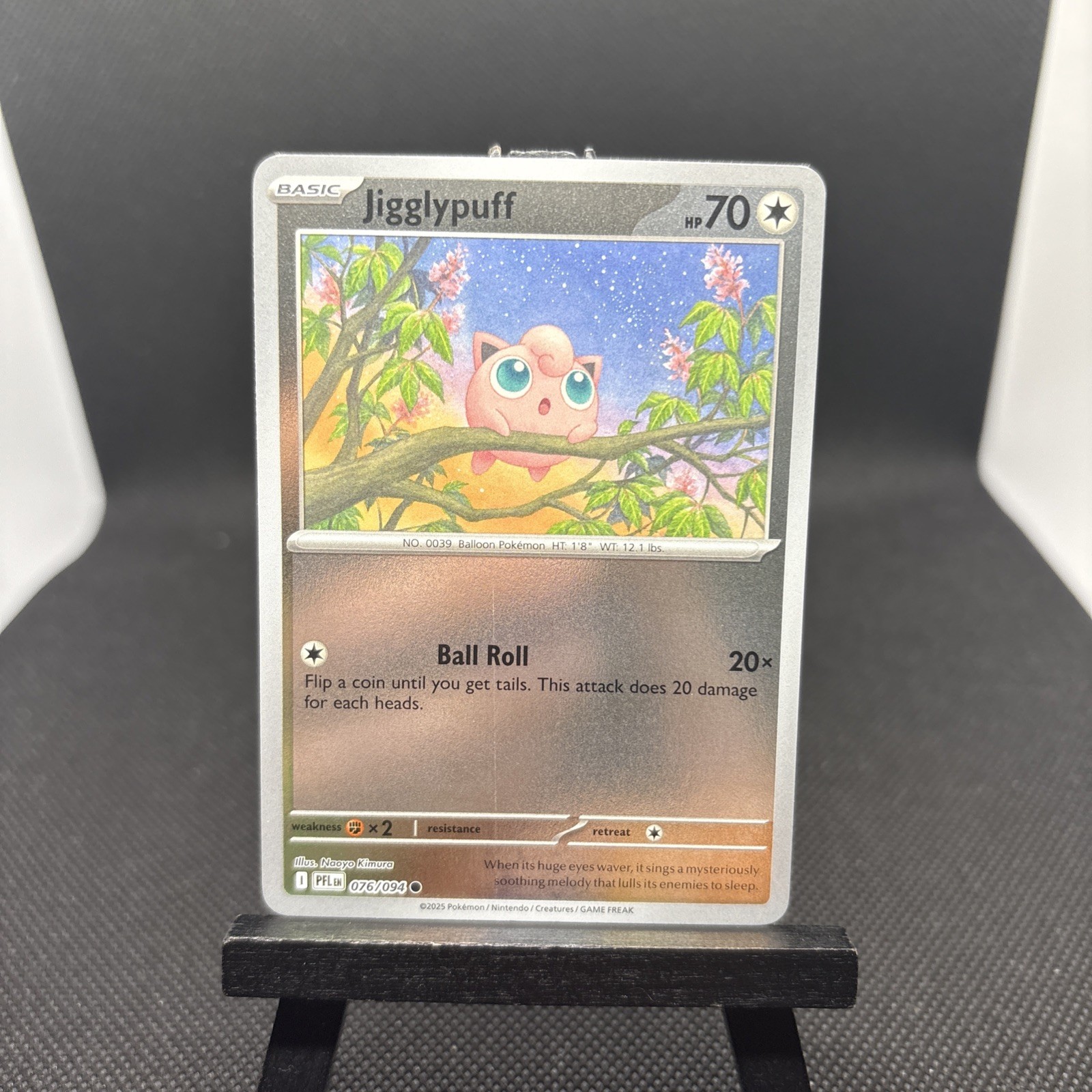 Pokémon TCG Jigglypuff 076/094 Phantasmal Flames Reverse Holo