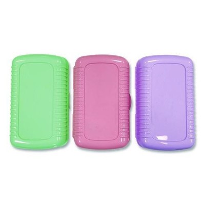 Pep Rally Pencil Case, 2 Comp, 9.13x5.7x2.5'', Randomly Assorted Color