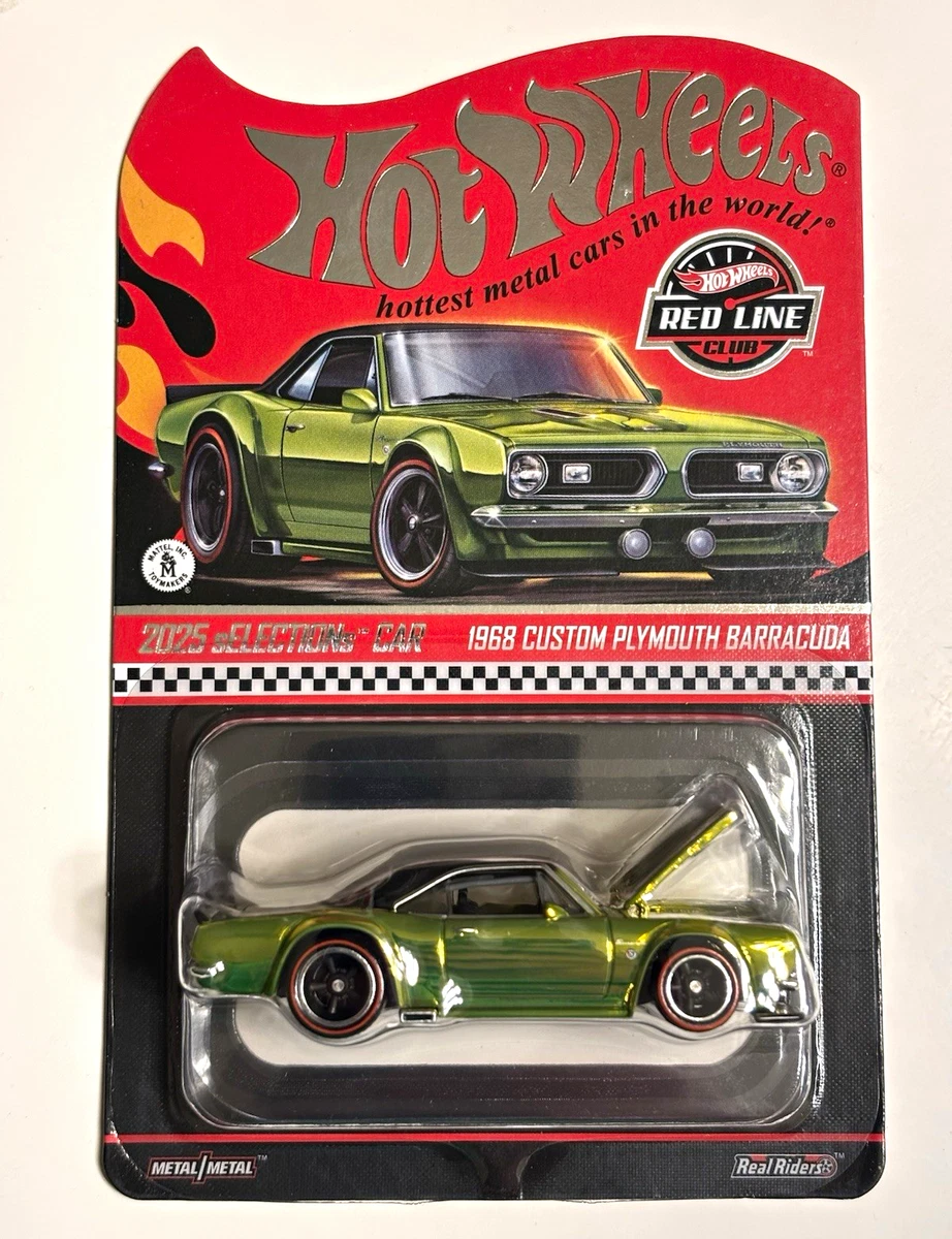 限定車　ホットウィール　RLC　カスタム　プリムス　バラクーダ　新品未開封 Hot Wheels Red Line Club Hot Wheels Plymouth Diecast Cars, Trucks