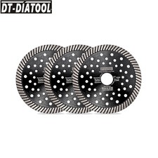 DT-DIATOOL 3pcs 5" Diamond Cutting Disc Circular Saw Blade Granite Marble Tile