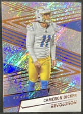 Panini Revolution Cameron Dicker #156 Chargers 2025 NFL Parallel Card
