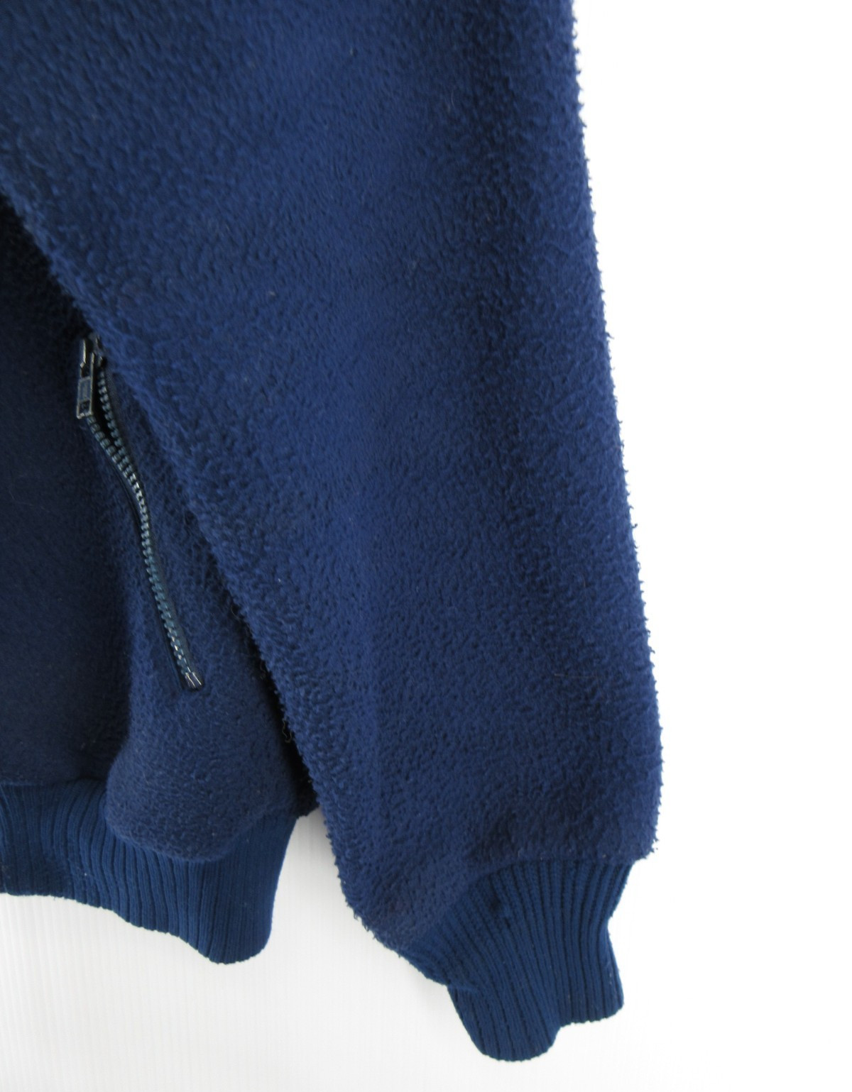 VINTAGE Patagonia Jacket Men Medium Blue Deep Pile Fleece Bomber Coat 80s 90s * thumbnail 3