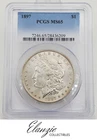 1897 Morgan Silver Dollar PCGS MS65