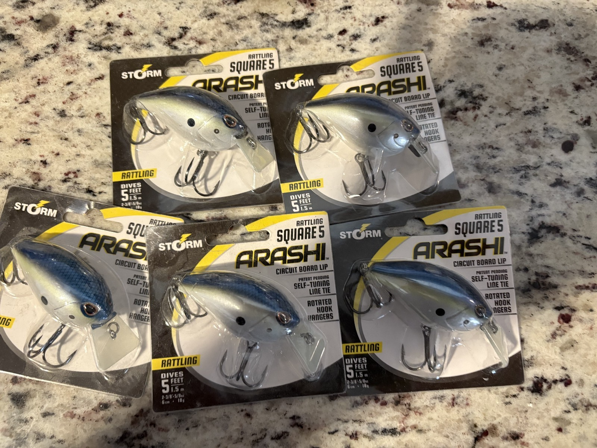Storm Arashi Silent Square 03 Crankbait, Blue Back Herring