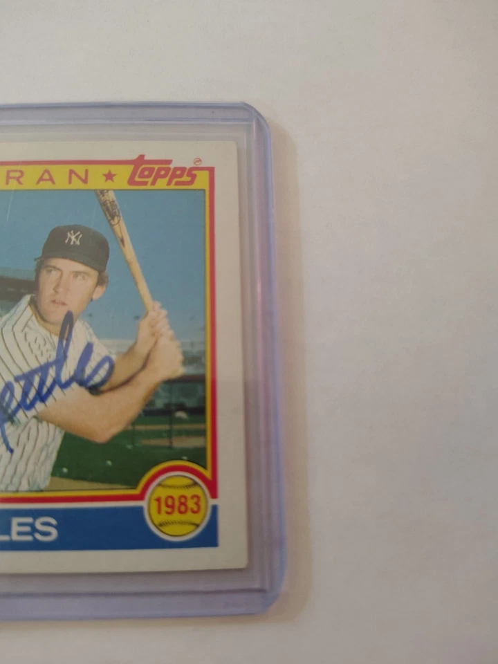 Graig Nettles 1983 Topps Autographed Card Released By 2020 Historic Autographs - Image 4 of 4