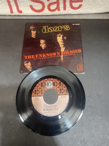 The Doors – The Unknown Soldier - 1968 - Elektra EK-45628 7" Picture Sleeve 45