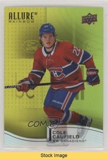 2021-22 Upper Deck Allure Rainbow Yellow Green Cole Caufield #R-50 READ 1a9z