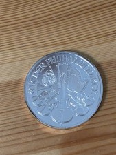 Wiener Philharmoniker moneta d'argento, 1 oncia, 1,5 euro 999 argento fine