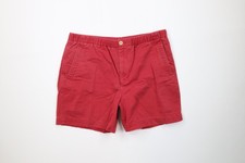 Vintage 90s Nautica Mens Medium Faded Relaxed Fit Above Knee Shorts Red Cotton