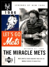 Gary Carter 2001 Upper Deck Legends of New York #88 Mets MLB READ FREE SHIPPING