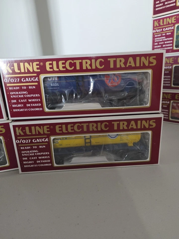 K-LINE 6343 PURE OIL TANK CAR 0/027 Texaco Union Mobile Lot Of 4 - Image 2 of 4