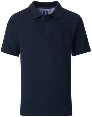 Redmond Poloshirt Regular Fit Piqué dunkelblau