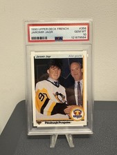 1990-91 Upper Deck French #356 Jaromir Jagr Rookie Card PSA 10 GEM MINT Penguins