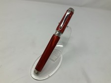 Montegrappa Emblema Red Celluloid and Sterlin...