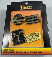 New Back to the Future Funko Enamel Pin Set 35th Anniversary 