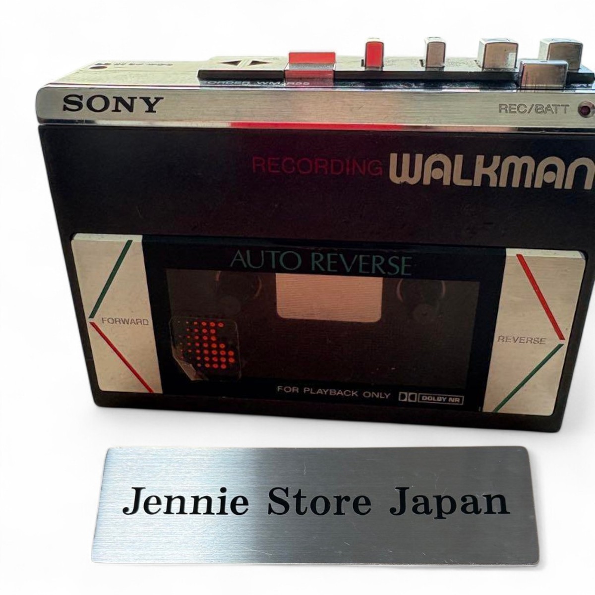 Sony Walkman WM-R55 Cassette Player Recorder Black For Parts