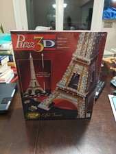 Eiffel Tower 3D Puzzle - 300 Pieces 2 feet tall Hasbro NIB FACTORY SEALED