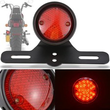 Rear Brake Light LED Motorcycle Tail Stop Lamp License Plate Light Universal