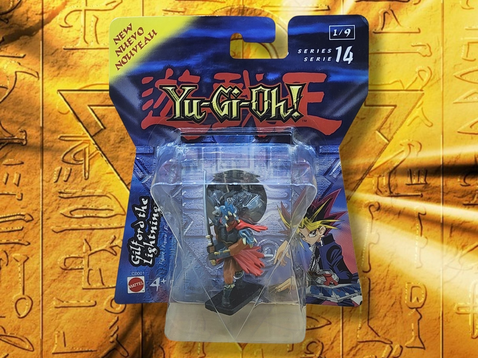 2004 Mattel Yu-Gi-Oh! Series 14 Gilford the Lightning 2" Mini Figurine MOC!