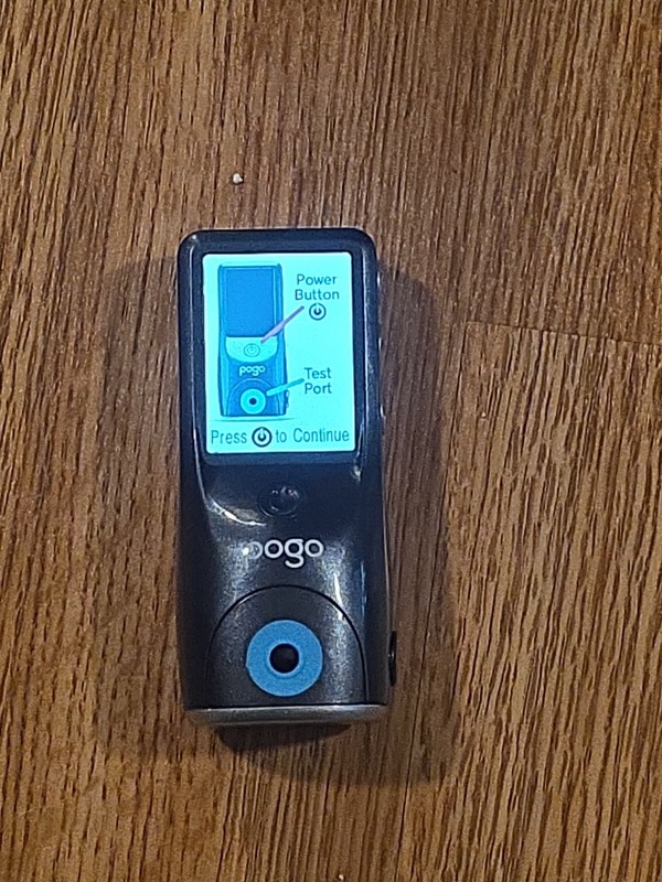 Pogo Automatic Blood Glucose Monitoring System Meter  Bluetooth  No Cartridges !