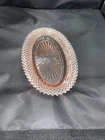 Hocking Miss America Pink Oval 10.5” Celery Platter Tray Dish Bowl Depression