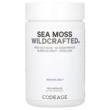 Sea Moss, Wildcrafted, 120 Capsules