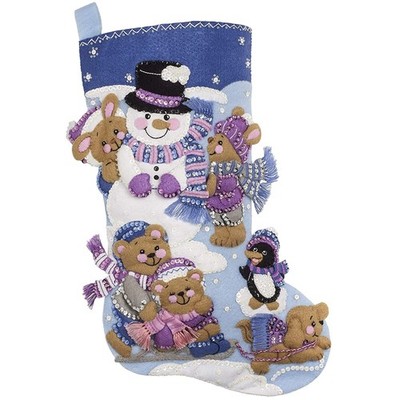 Holiday Craft Kit Bears Snowman