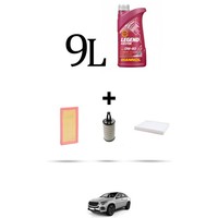 Hoffcar Wartungskit 3 Filter Und 9L ÖL FüR Mercedes Klasse GLE (W166) 500 320K