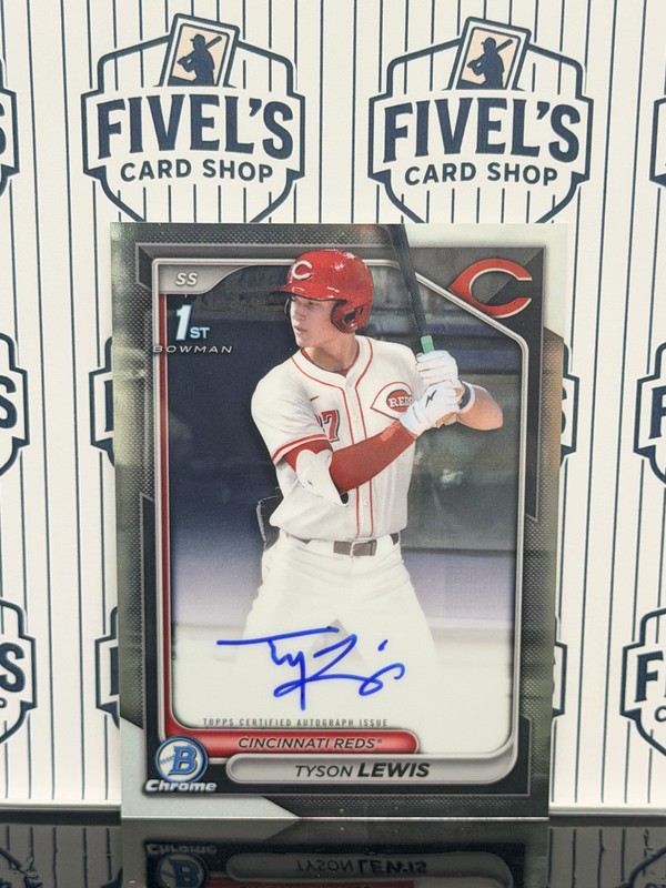 2024 Bowman Chrome Draft Autographs #CPATL Tyson Lewis