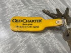 Vintage Old Charter Kentucky Bourbon Whiskey Alcohol Keychain W/ 5 Antique Keys — photo 4