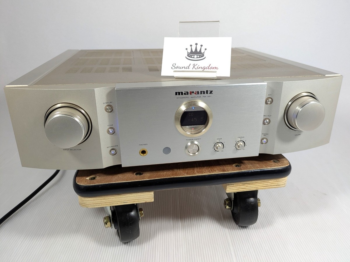Marantz AVアンプ PM-15S1 & LUXMAN DU-50 Marantz PM-15S1 Integrated amplifier silver -Tested & Working