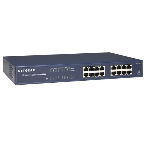 NETGEAR JGS516-200EUS ProSafe 16 Port Gigabit Unmanaged Ethernet Desktop Switch - 第 1/5 張圖片