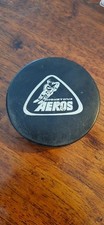 WHA Vintage Hockey Puck – Houston Aeros – Official Game Puck –2 Side Clean