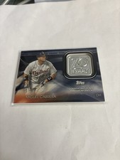 2021 Topps 70th Anniversary Logo Patch Blue Miguel Cabrera (70LP-MC)