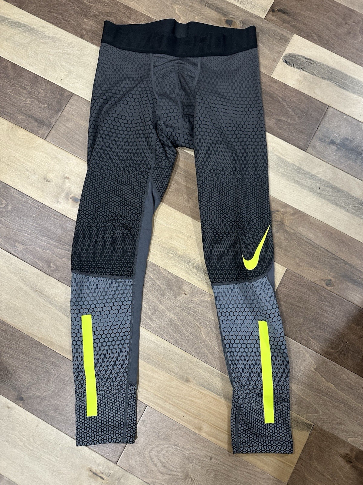 Nike Pro Hyperwarm Hexodome Compression Tights Me… - image 1
