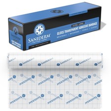 Saniderm Original Tattoo Aftercare Bandage Extra Large Roll, 10.2 in x 8 yd 