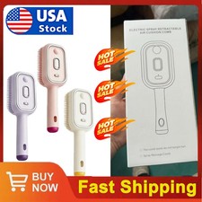 3-in-1 Electric Mist Spray Hair Brush Air Cushion Massage Comb Portable