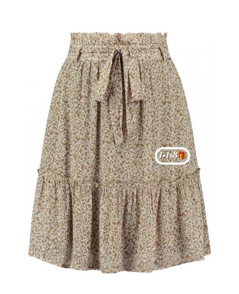 Women Creative Collection Skirt Beige Viscose 34