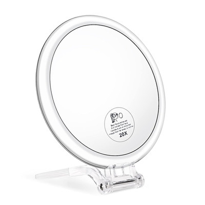 Magnifying Handheld Mirror Double Sided 1 x 20X Magnification Hand Mirror