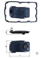 Mahle Hx 271D Hydraulikfilter, Automatikgetriebe FüR Lexus,Toyota
