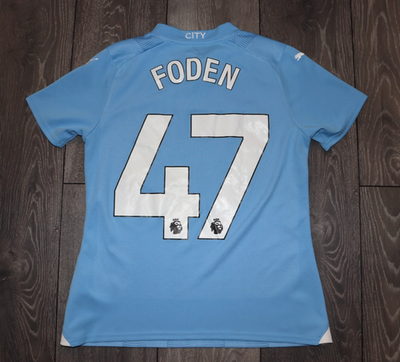 WOMEN'S S MANCHESTER CITY FC FOOTBALL SHIRT 2023/24 SOCCER JERSEY